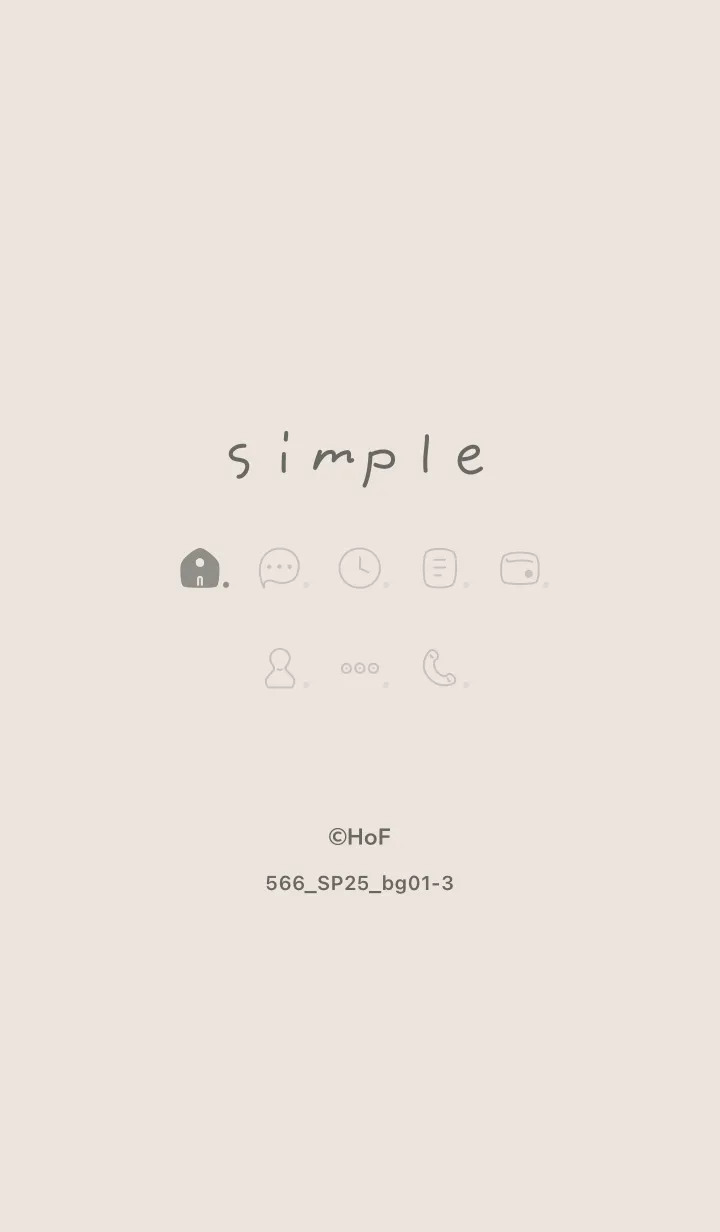 [LINE着せ替え] 566.25_ベージュ1-3の画像1