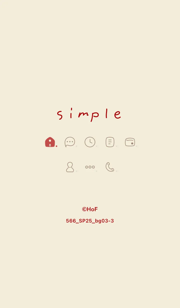 [LINE着せ替え] 566.25_ベージュ3-3の画像1