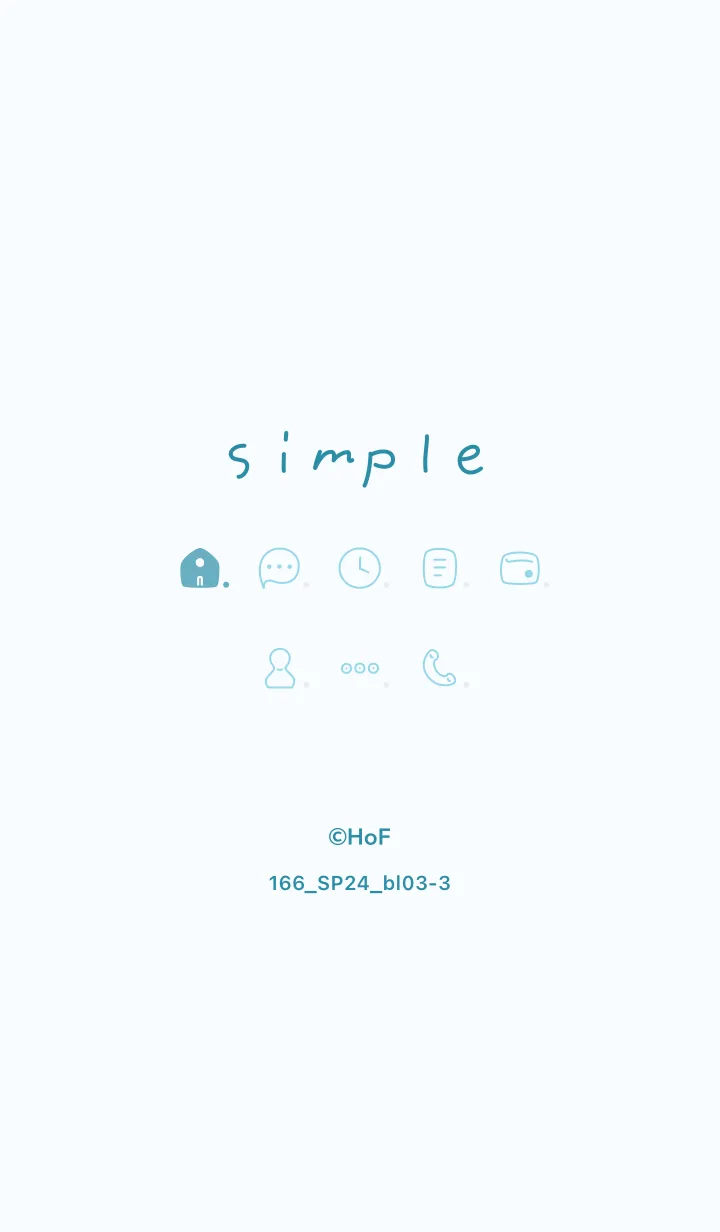 [LINE着せ替え] 166.24_ブルー3-3の画像1