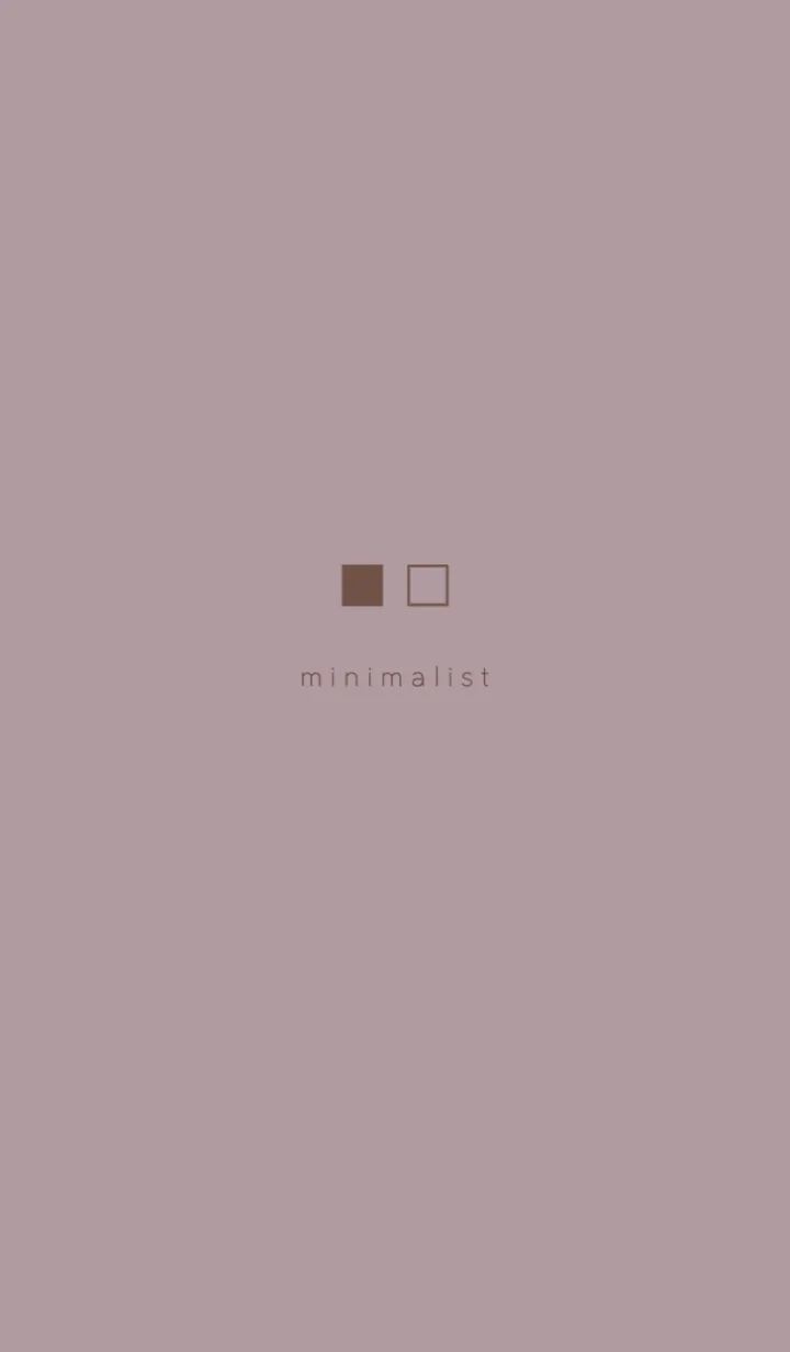 [LINE着せ替え] Minimalist Square #ピンクグレージュ 1の画像1