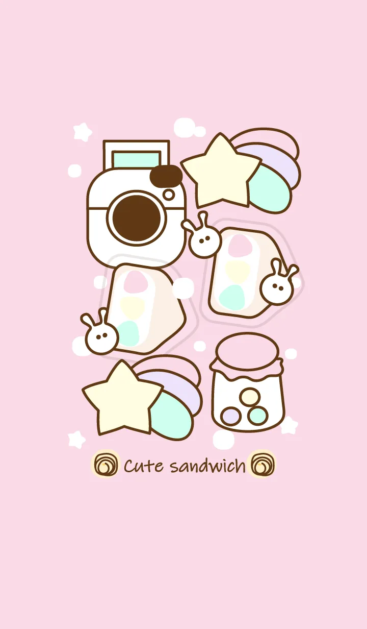 [LINE着せ替え] Cute pastel sandwich 4の画像1