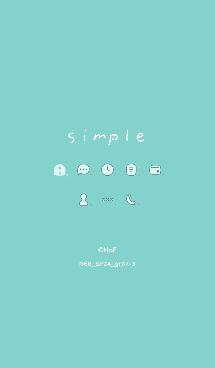 [LINE着せ替え] N66_24_グリーン7-3の画像1