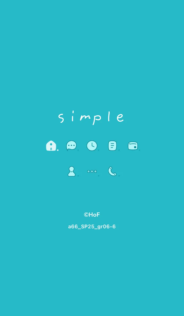 [LINE着せ替え] a66_25_グリーン6-6の画像1