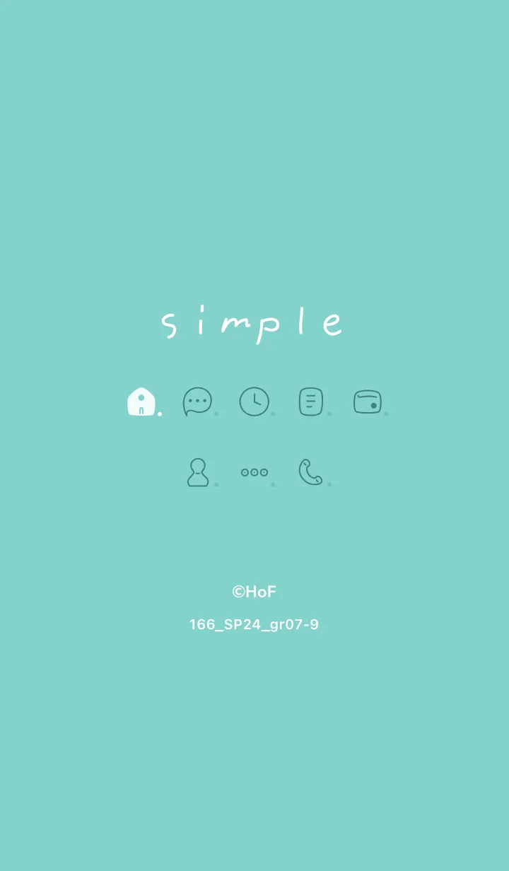 [LINE着せ替え] 166.24_グリーン7-9の画像1