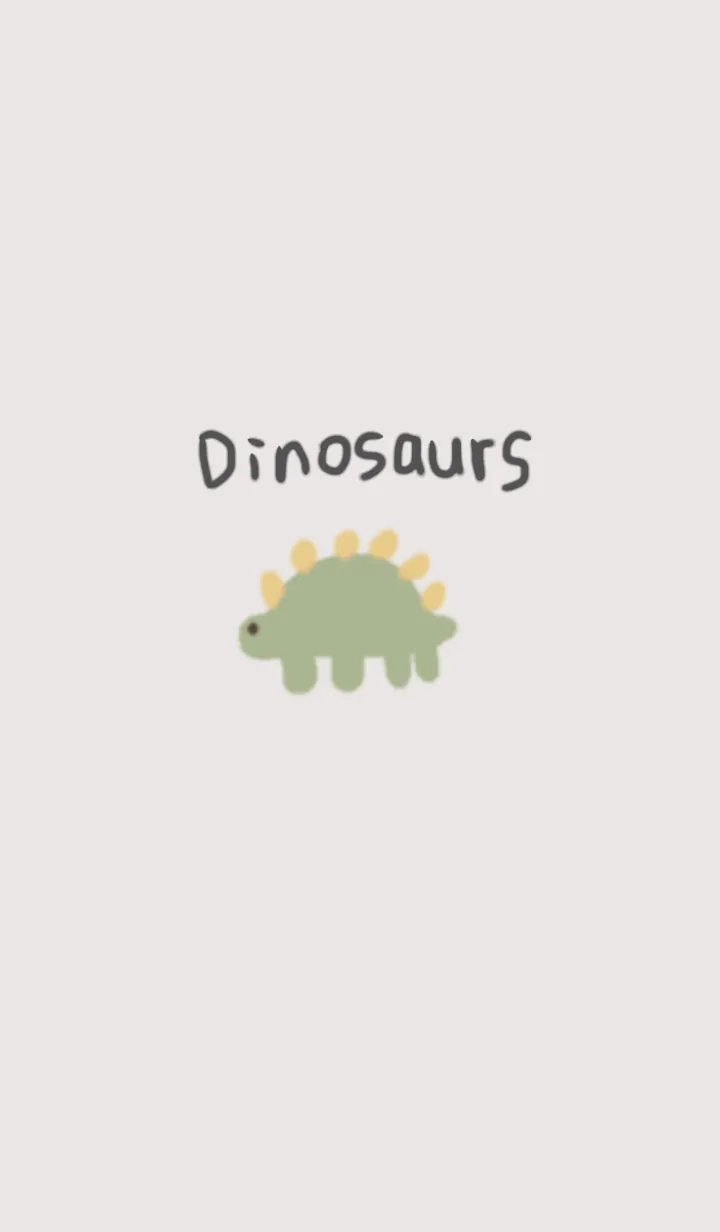 [LINE着せ替え] かわいいカラフル恐竜の画像1
