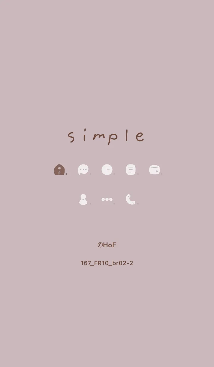 [LINE着せ替え] 167.10_ピンク2 ブラウン2-2の画像1