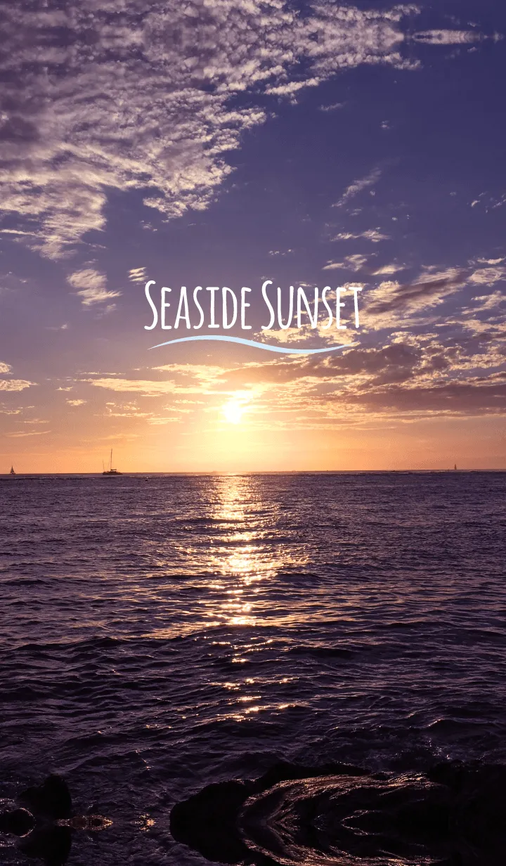 [LINE着せ替え] ALOHA Seaside Sunset Hawaii 38の画像1