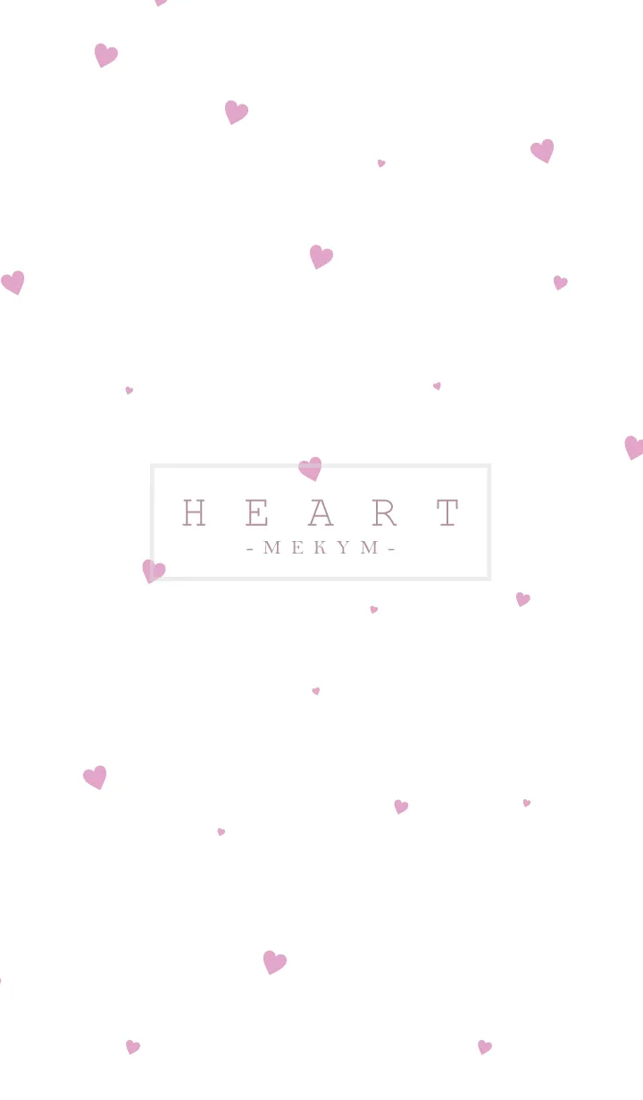 HEART-Pink MEKYM 22の着せ替えメイン画像