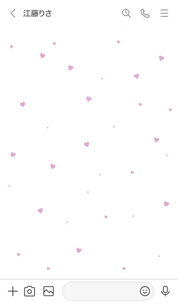 [LINE着せ替え] HEART-Pink MEKYM 22の画像3