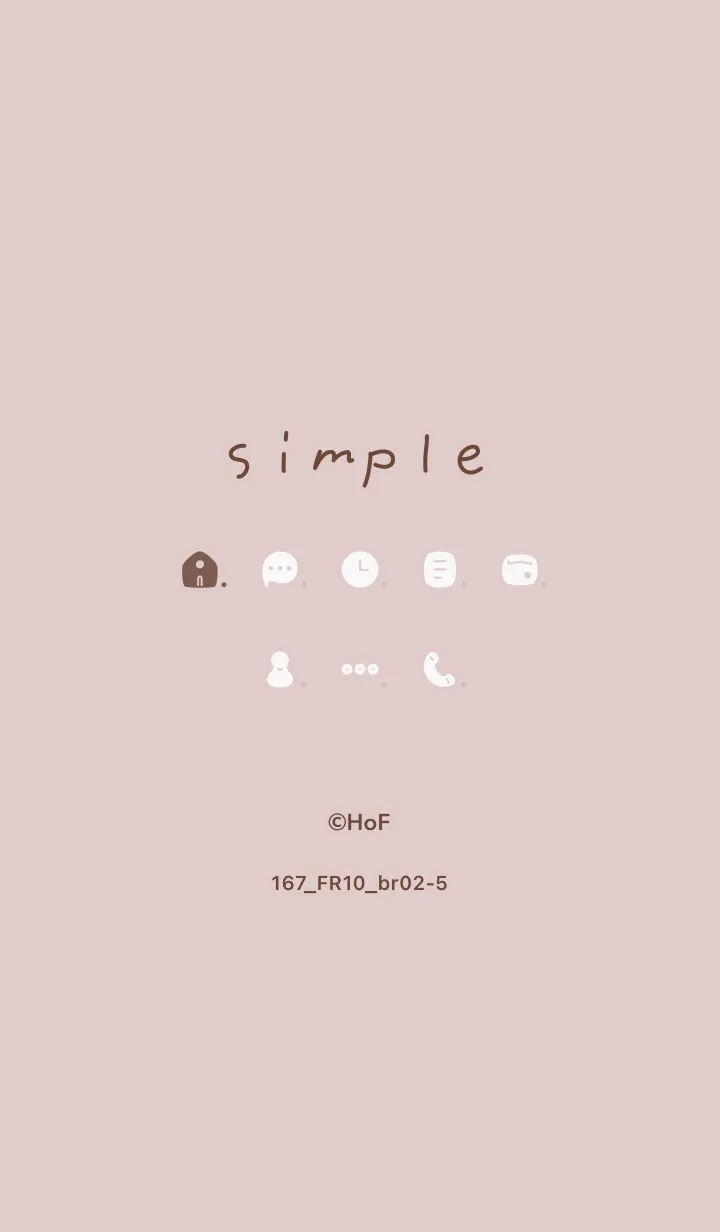 [LINE着せ替え] 167.10_ピンク ブラウン2-5の画像1