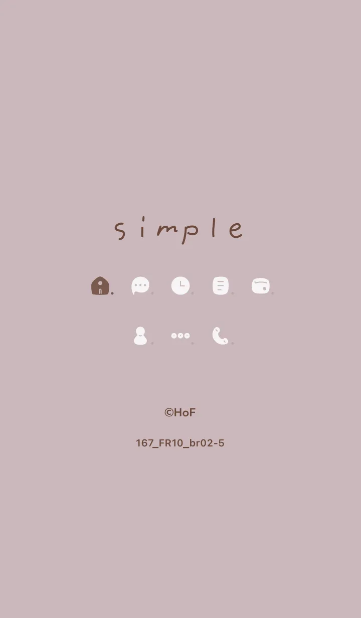 [LINE着せ替え] 167.10_ピンク2 ブラウン2-5の画像1