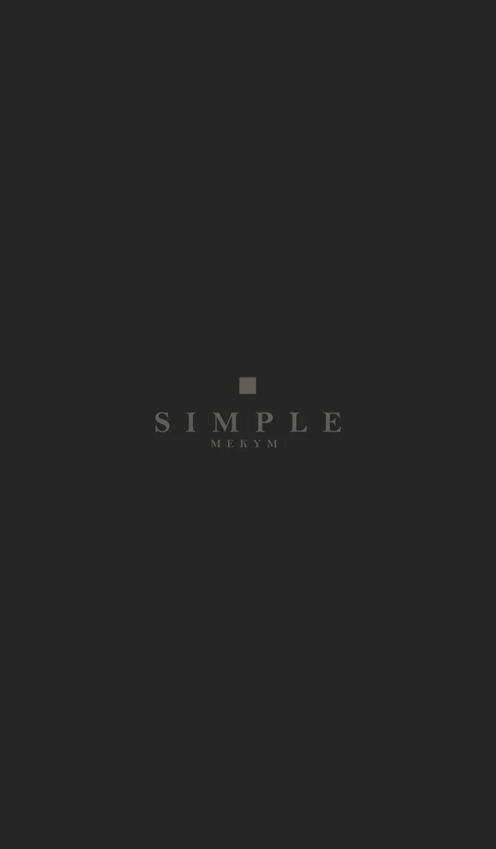 [LINE着せ替え] MATTE BLACK -SIMPLE SQUARE- 46の画像1