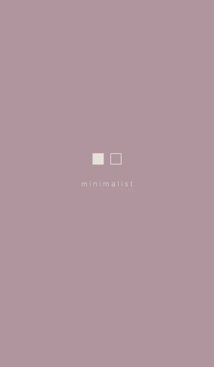 [LINE着せ替え] Minimalist Square #ピンクグレージュ 2の画像1