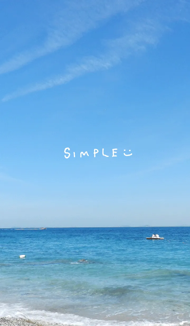 [LINE着せ替え] 青い海と空24の画像1