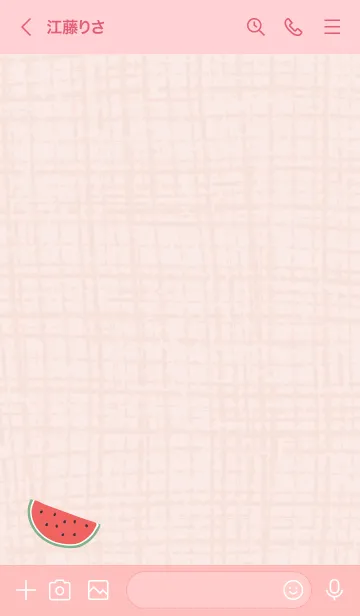 [LINE着せ替え] スイカが好き！10の画像3