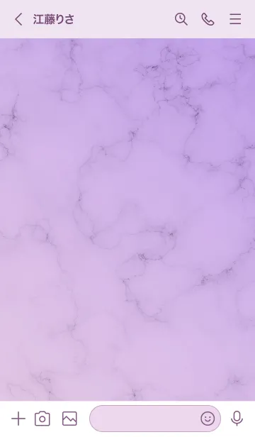 [LINE着せ替え] 「STEP」♥大理石・パープル3_1の画像3