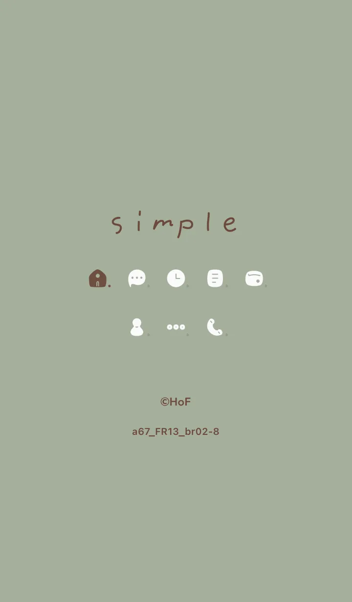 [LINE着せ替え] a67_13_スモーキーMアッシュ ブラウン2-8の画像1