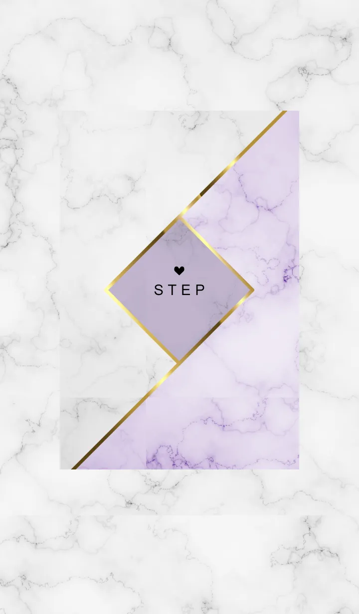 [LINE着せ替え] 「STEP」♥大理石・グレー5_1の画像1
