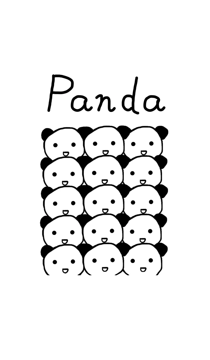 [LINE着せ替え] なんともいえないパンダ 着せ替えの画像1