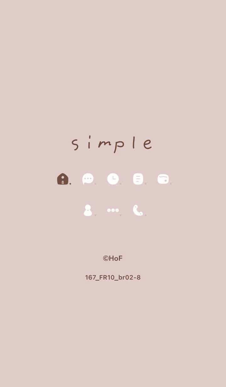 [LINE着せ替え] 167.10_ピンク ブラウン2-8の画像1