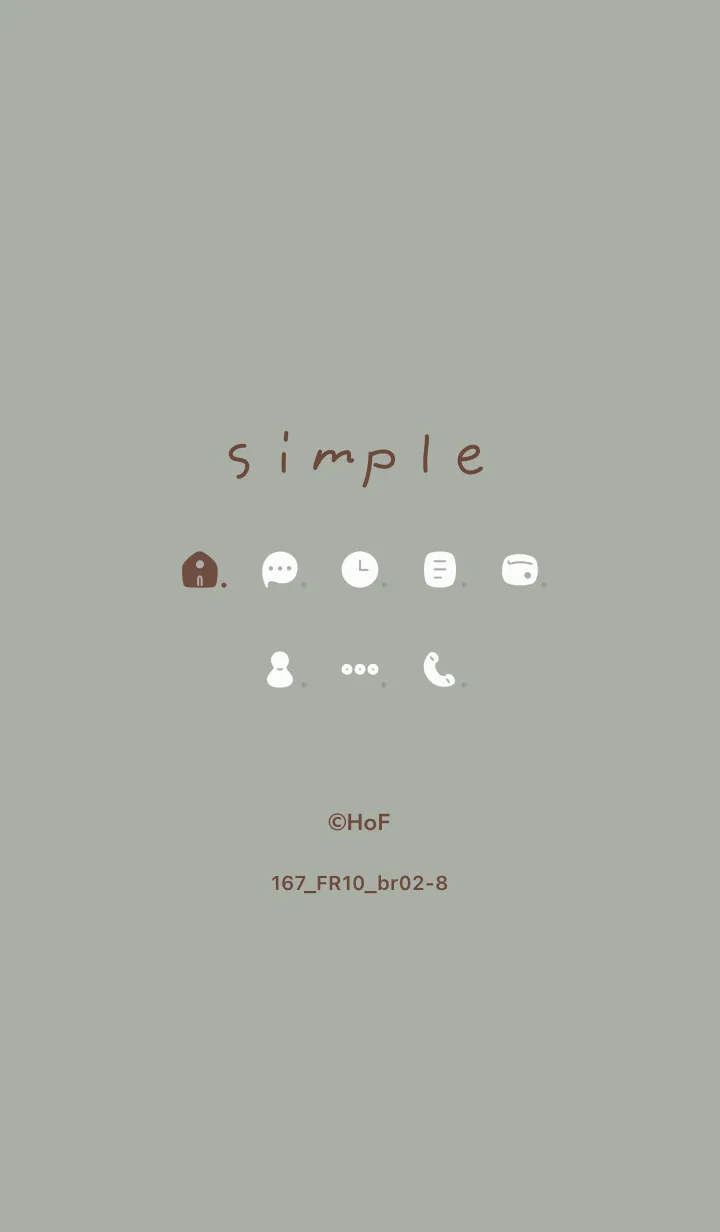 [LINE着せ替え] 167.10_スモーキーMアッシュ ブラウン2-8の画像1