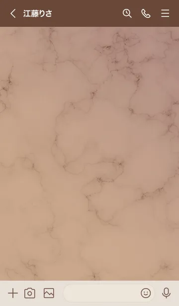 [LINE着せ替え] 「STEP」♥大理石・ブラウン10_1の画像3