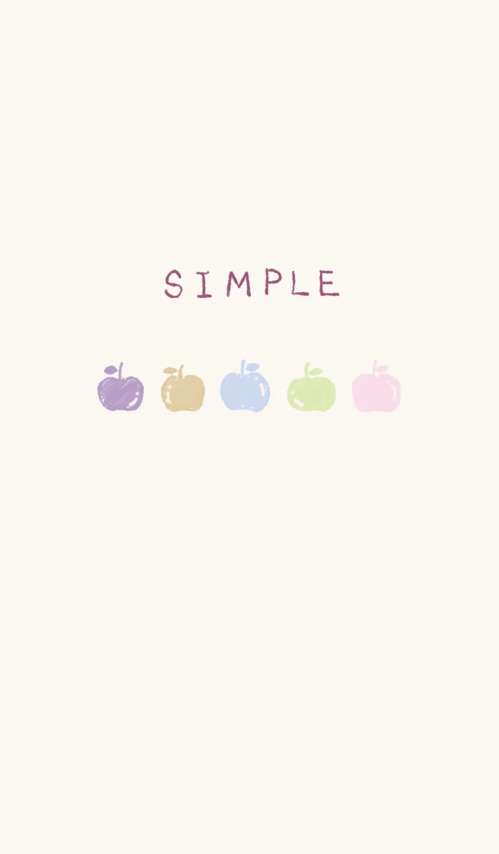 [LINE着せ替え] 上品なりんごの画像1