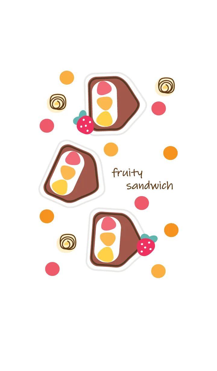 [LINE着せ替え] Choco sandwich 5の画像1