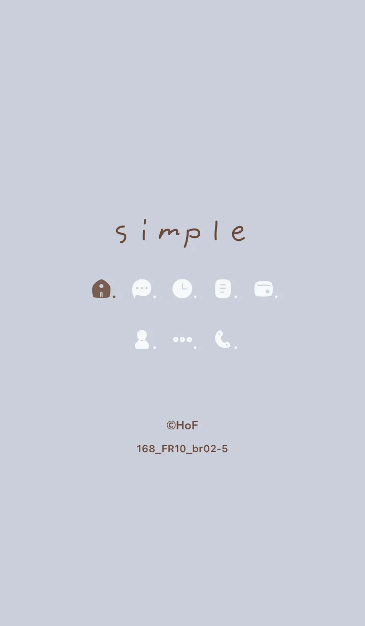 [LINE着せ替え] 168.10_ホワイトアッシュ ブラウン2-5の画像1