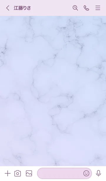 [LINE着せ替え] 「STEP」♥大理石・パープル7_1の画像3