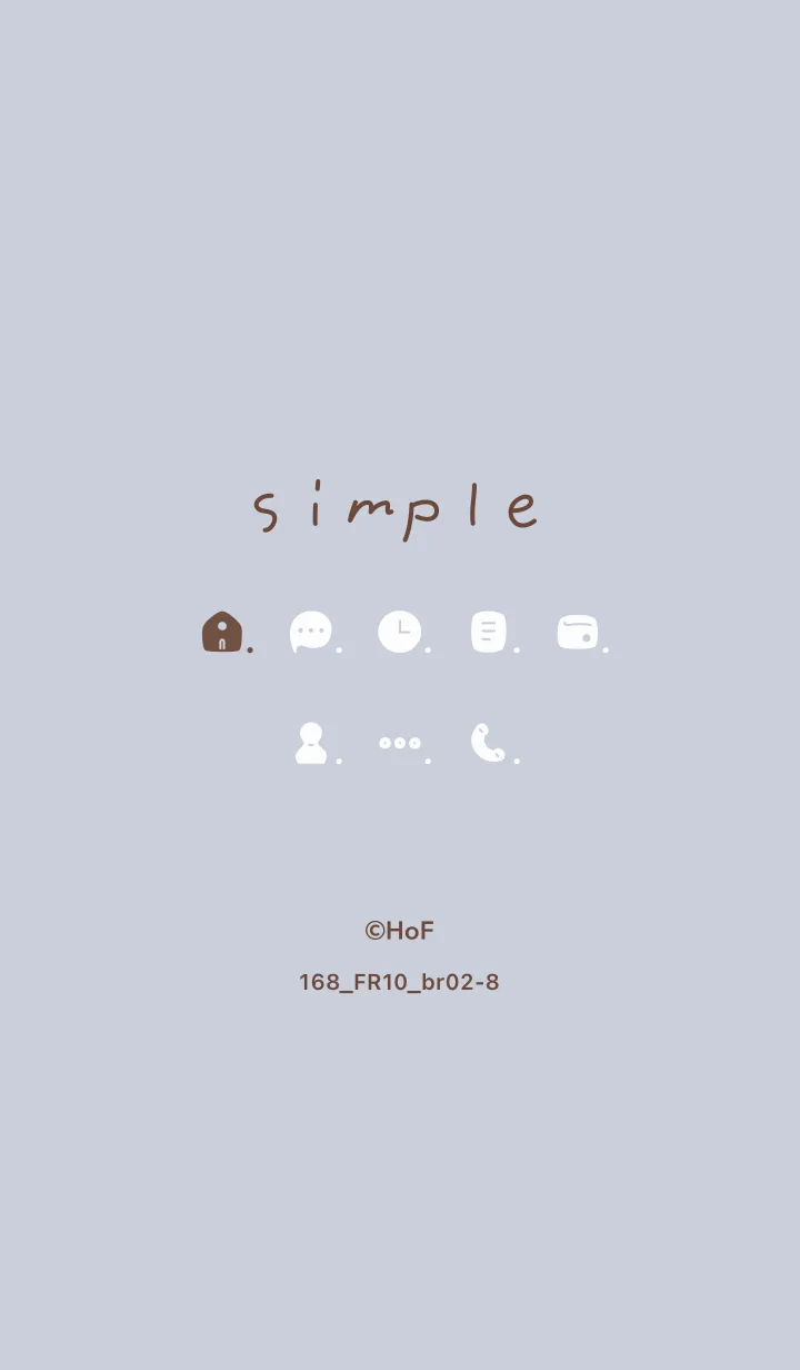 [LINE着せ替え] 168.10_ホワイトアッシュ ブラウン2-8の画像1