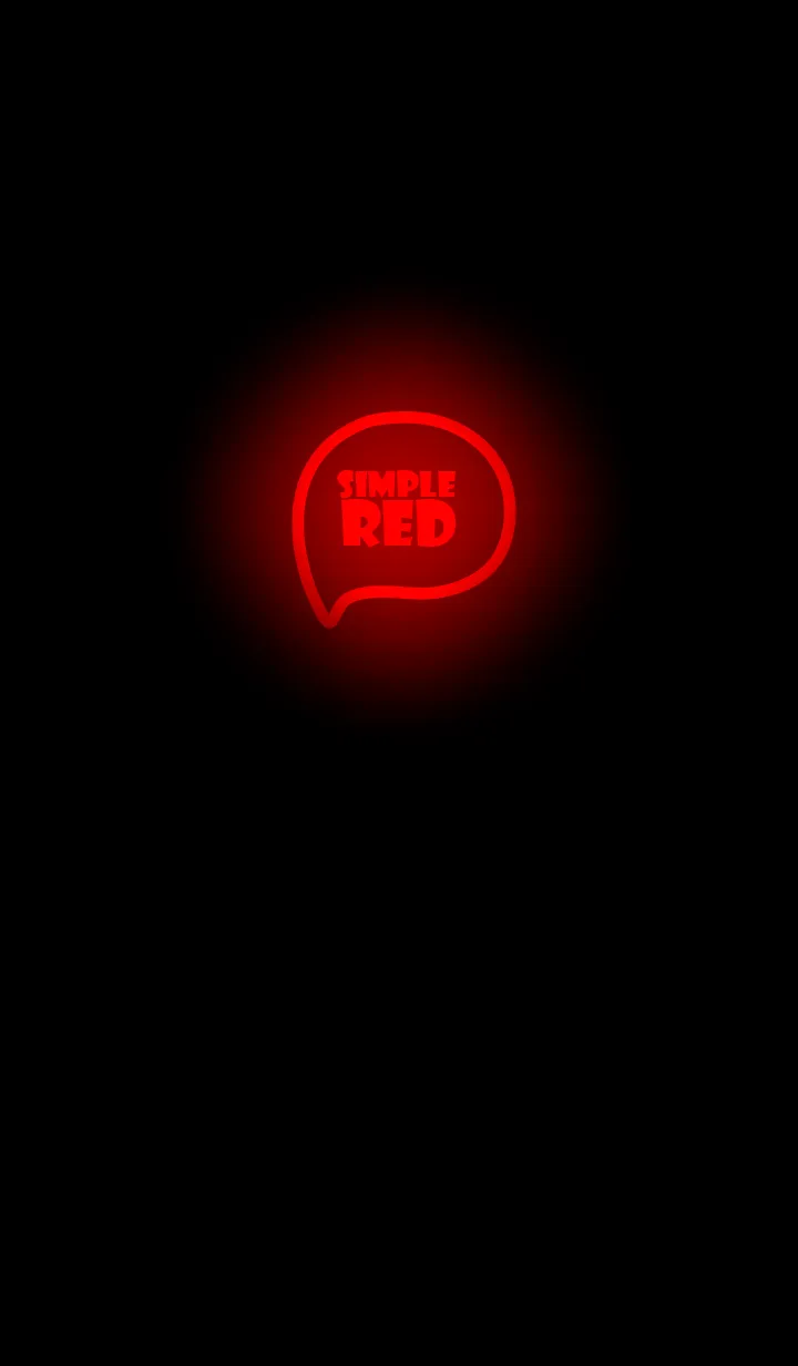 [LINE着せ替え] Red  Neon Theme Ver.8 (JP)の画像1