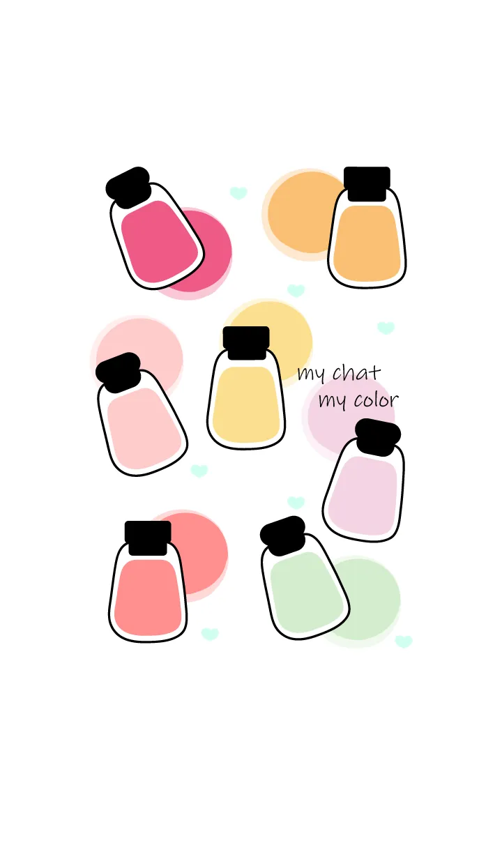 [LINE着せ替え] Colorful watercolor tubes 10の画像1