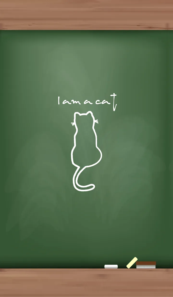 [LINE着せ替え] Black Board I am a cat 47の画像1