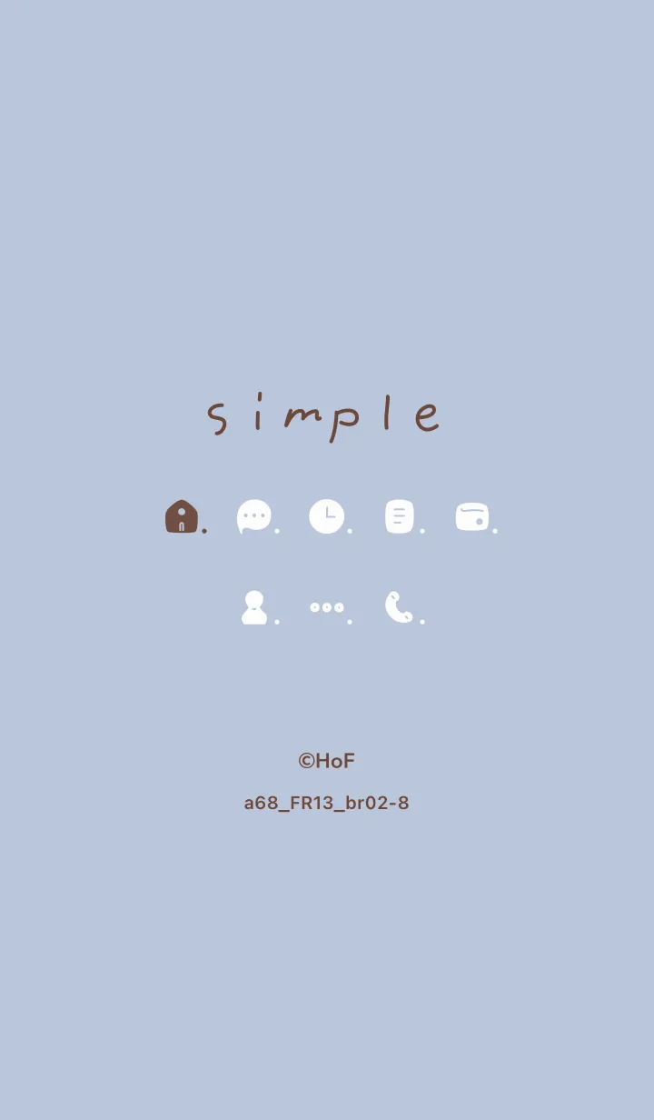 [LINE着せ替え] a68_13_ホワイトアッシュ ブラウン2-8の画像1