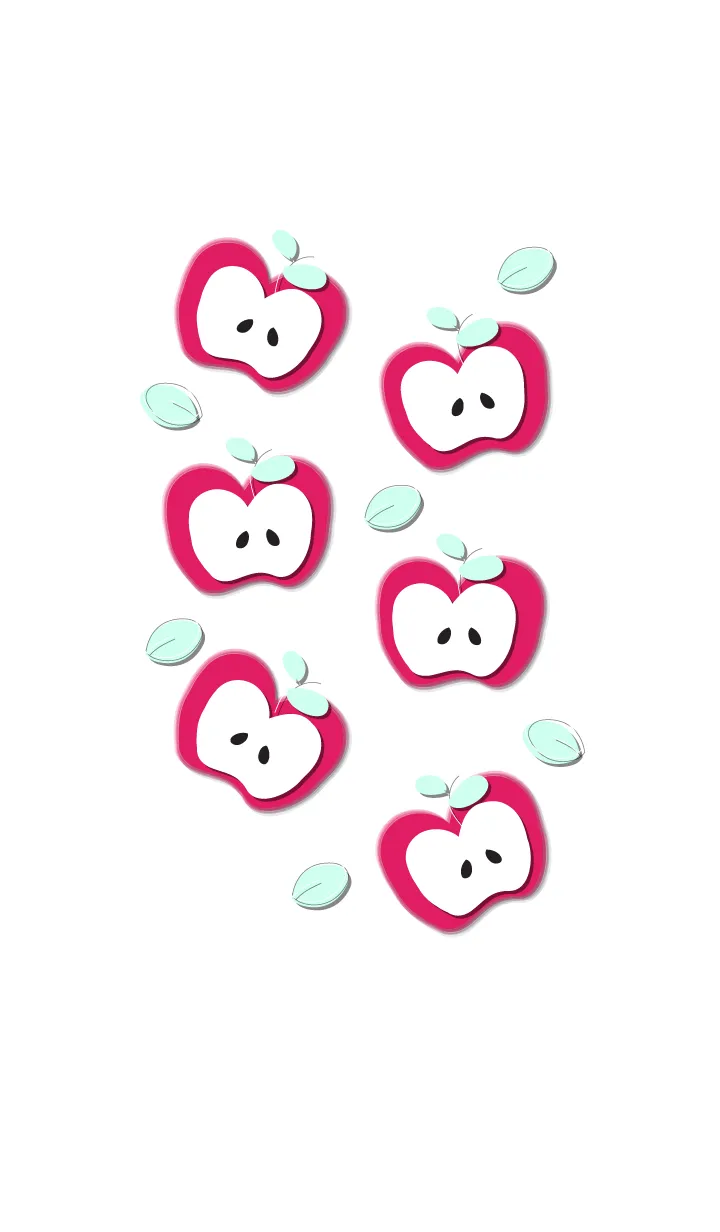 [LINE着せ替え] Yummy apples theme 121 :)の画像1