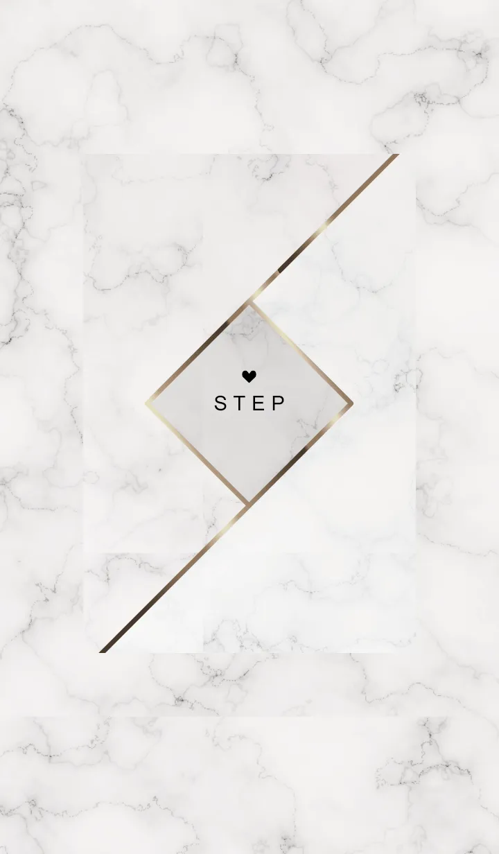 [LINE着せ替え] 「STEP」♥大理石・ブラウン20_1の画像1