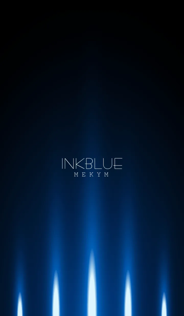 [LINE着せ替え] INKBLUE LIGHT. -MEKYM-の画像1