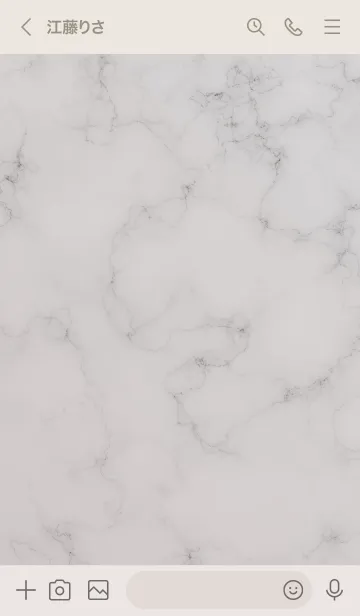 [LINE着せ替え] 「STEP」♥大理石・ピンクグレー21_1の画像3