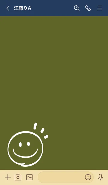 [LINE着せ替え] Always happy -Olive-の画像3