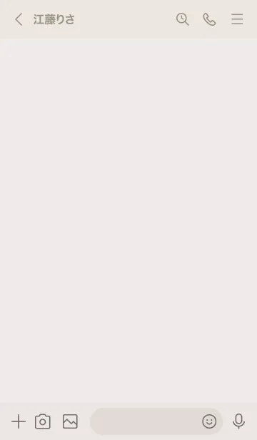 [LINE着せ替え] Minimalist Square #ピンクベージュ #iの画像3