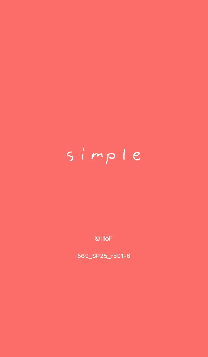 [LINE着せ替え] 569.25_レッド1-6の画像1