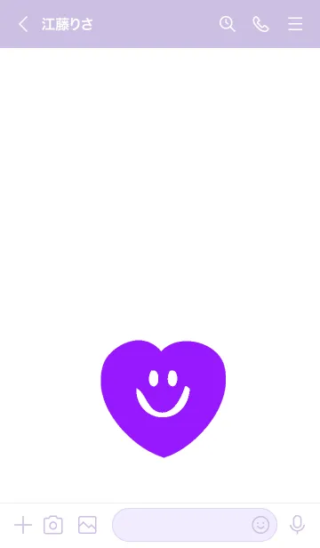 [LINE着せ替え] スマイル ハート 76の画像3