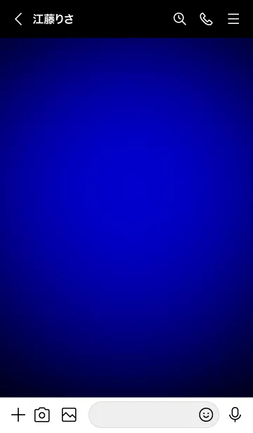 [LINE着せ替え] Blue  In Black Ver.1 (JP)の画像3