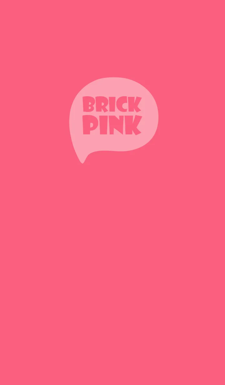 [LINE着せ替え] Brick Pink  Theme Ver.8 (JP)の画像1