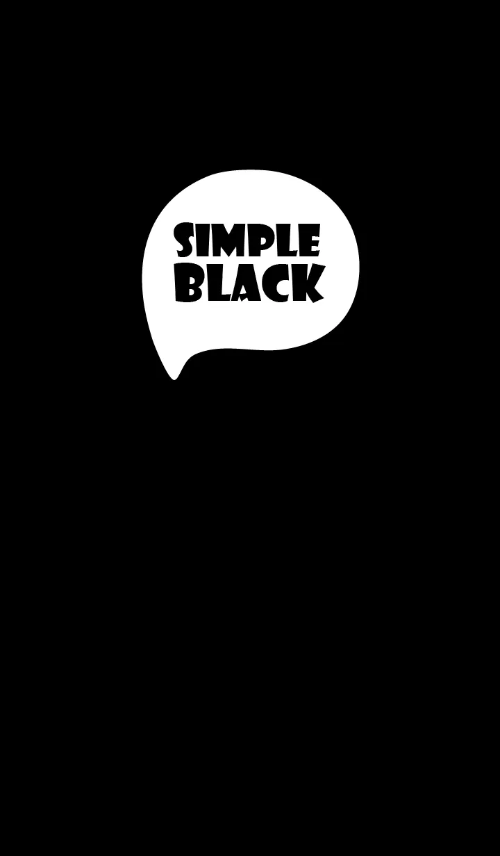 [LINE着せ替え] Black  Theme Ver.8 (JP)の画像1