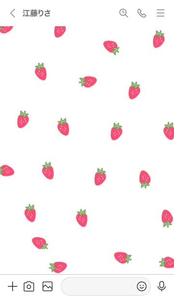 [LINE着せ替え] いちご。の画像3