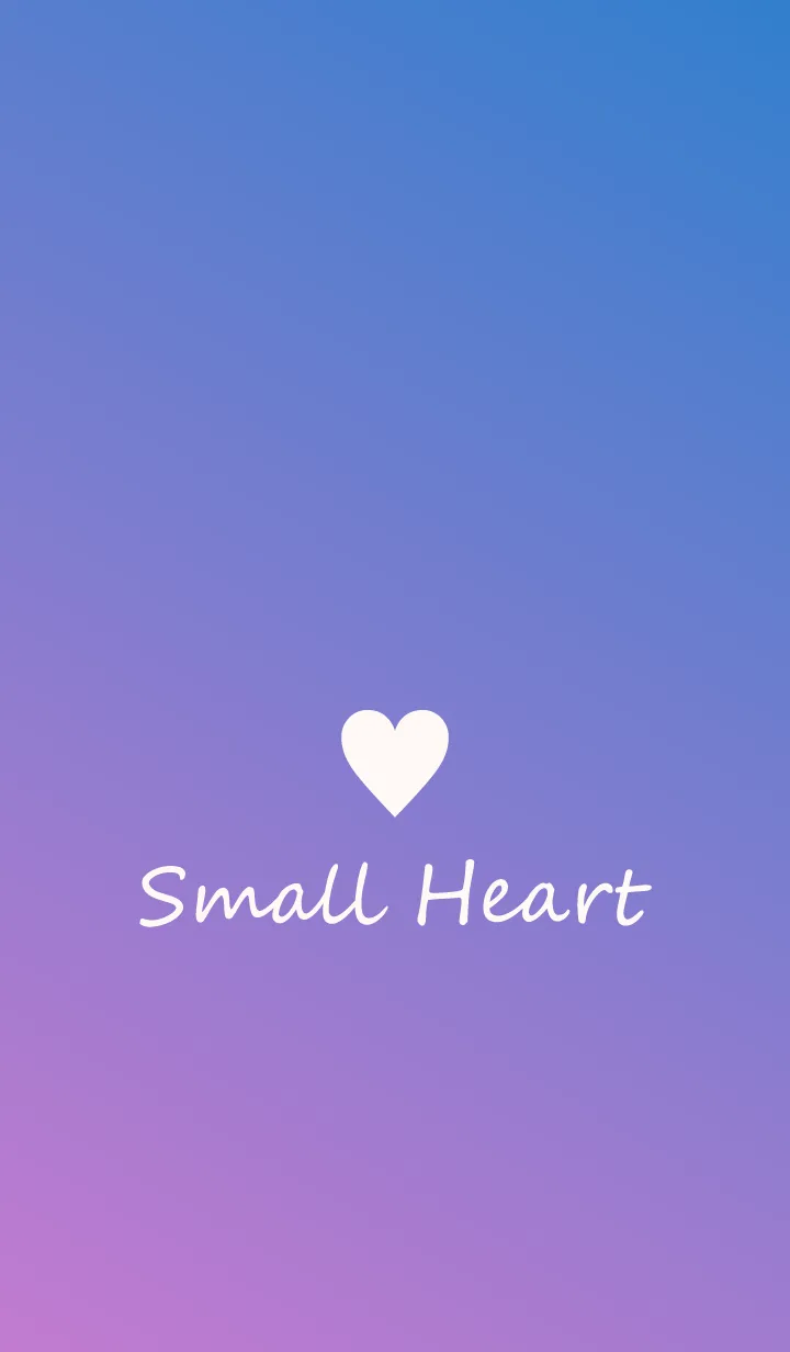 [LINE着せ替え] Small Heart *Pink&Blue 3*の画像1