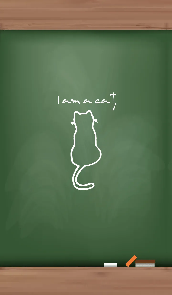 [LINE着せ替え] Black Board I am a cat 50の画像1