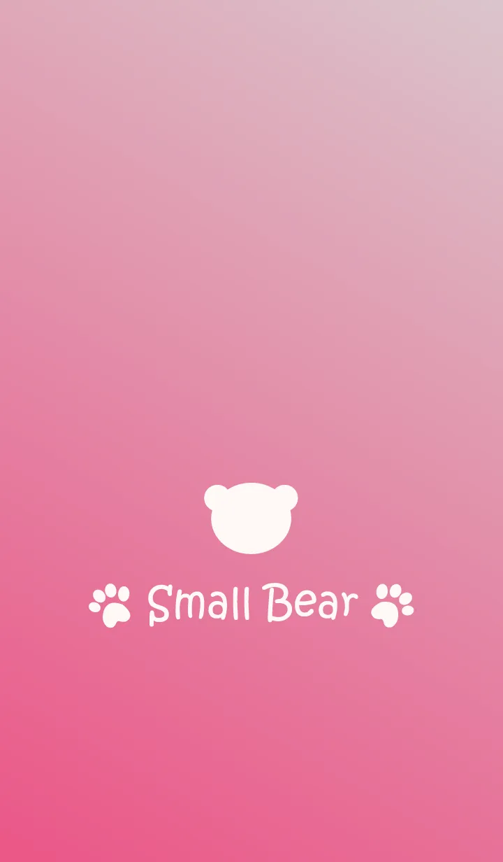 [LINE着せ替え] Small Bear *RED+GRAY*の画像1